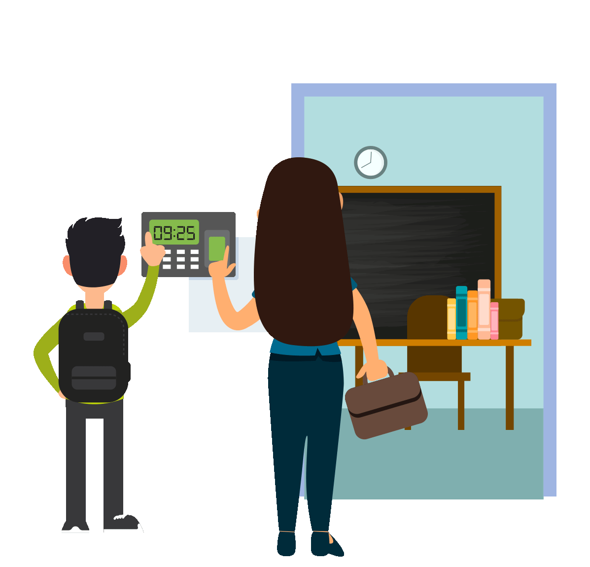 Smart attendance in action with face recognition and instant check-in